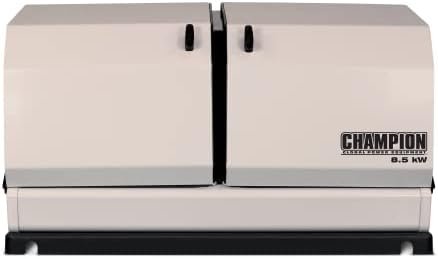 Champion Power Equipment 100177 8.5-kW Home Standby Generator with 50-Amp Outdoor-Rated Automatic Transfer Switch