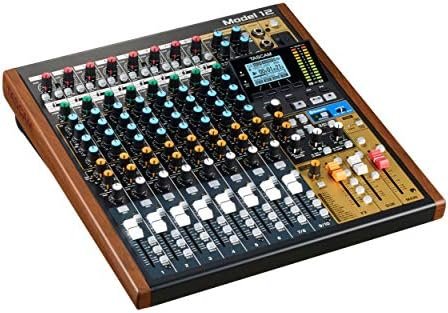 Tascam Model 12 All-in-One 12-track Digital Multitrack Mixing and Recording Studio, Mixer, USB Audio Interface and DAW Controller